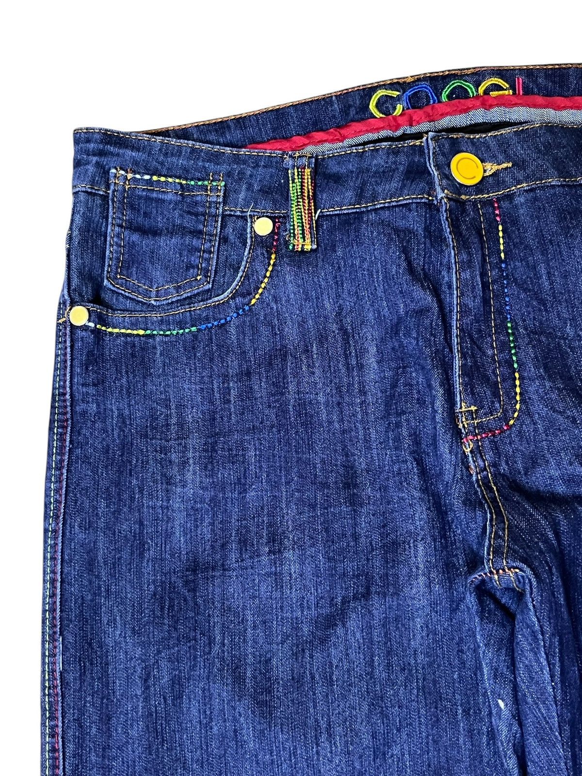 Coogi COOGI AUSTRALIA EMBROIDERY RASTA LOGO JEANS Size US 35 - 5 Thumbnail