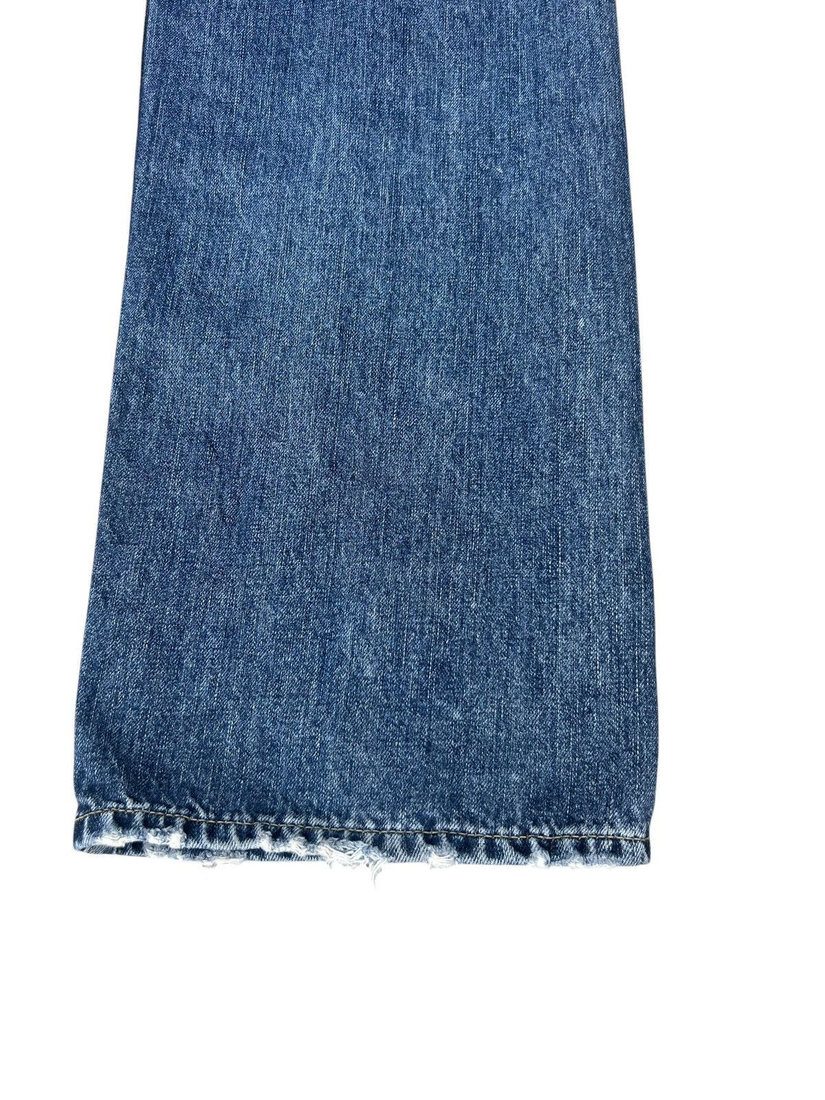 Levi's 2006 Levi’s 503 Leather Patch Distressed Faded Denim Jeans Size US 34 / EU 50 - 20 Thumbnail