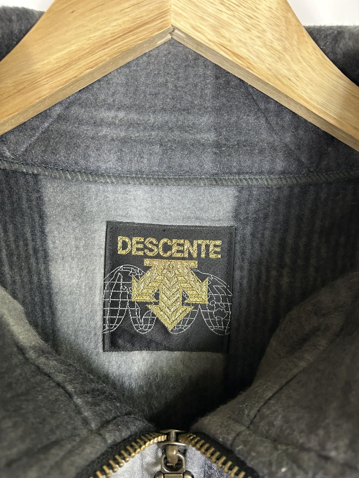 Vintage ⚡️Vintage Descente Technogbar Fleece Half Zipper Sweater Size US L / EU 52-54 / 3 - 7 Thumbnail