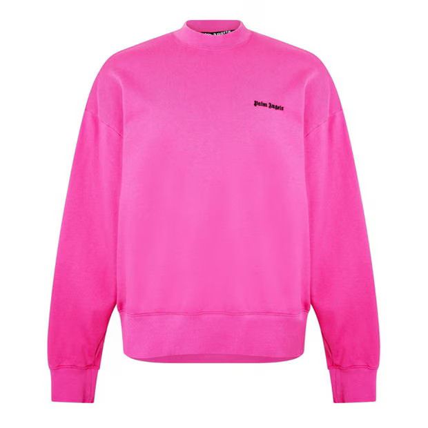 image of Palm Angels O1G2R1Mq0524 Logo Sweatshirts In Pink, Men's (Size XL)