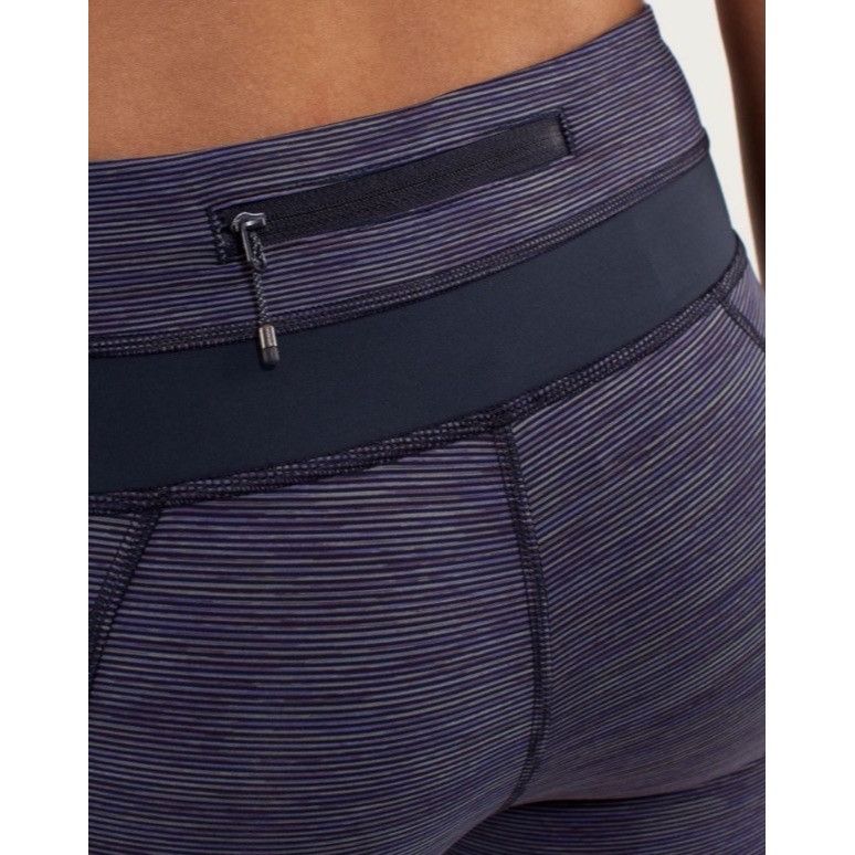 Lululemon Lululemon Run: Inspire Crop IIWee Are From Space Deep Indigo Size 27" / US 4 / IT 40 - 9 Thumbnail