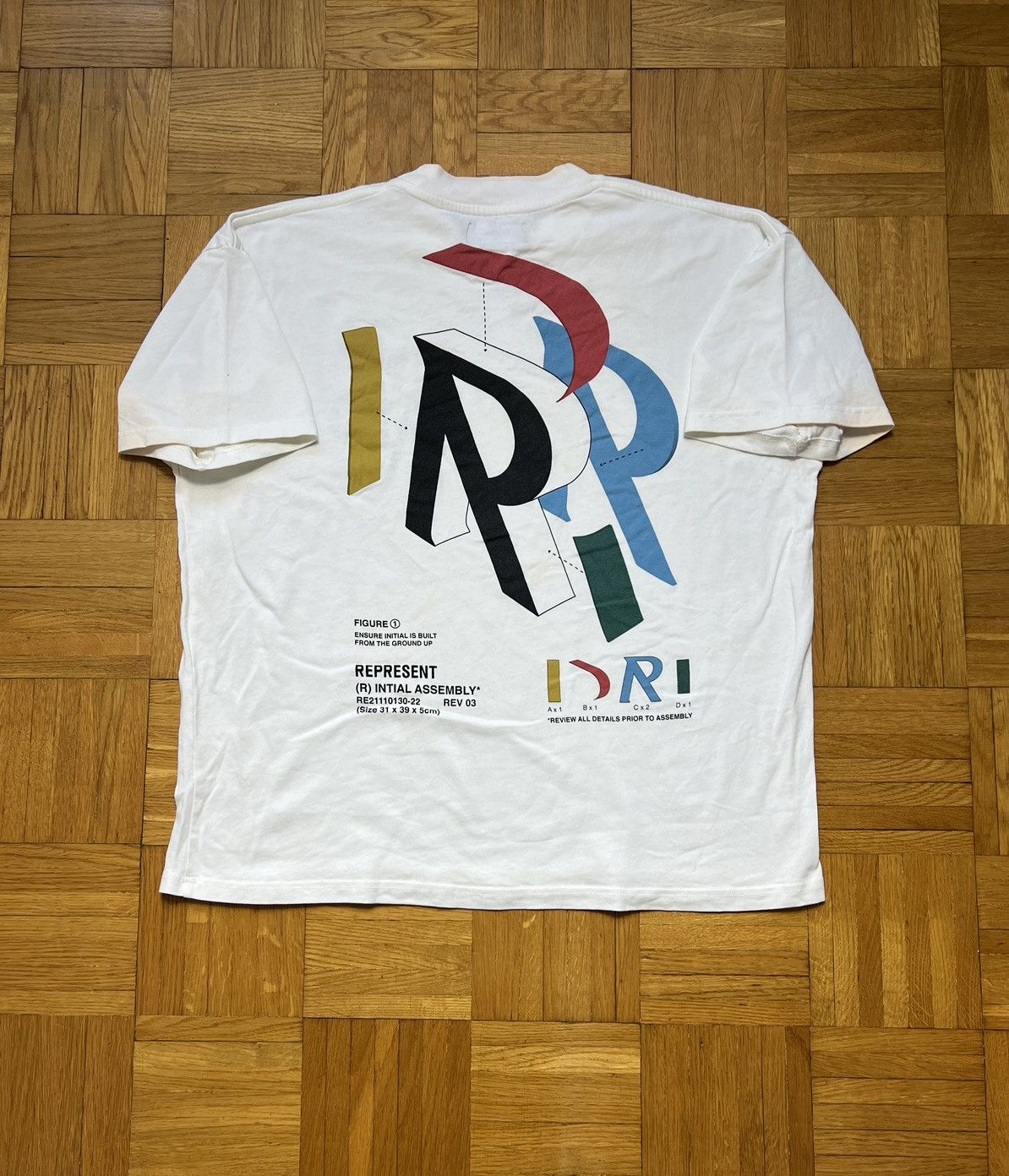 Represent Clo. Tshirt Represent big logo premium white oversize Size US M / EU 48-50 / 2 - 1 Thumbnail