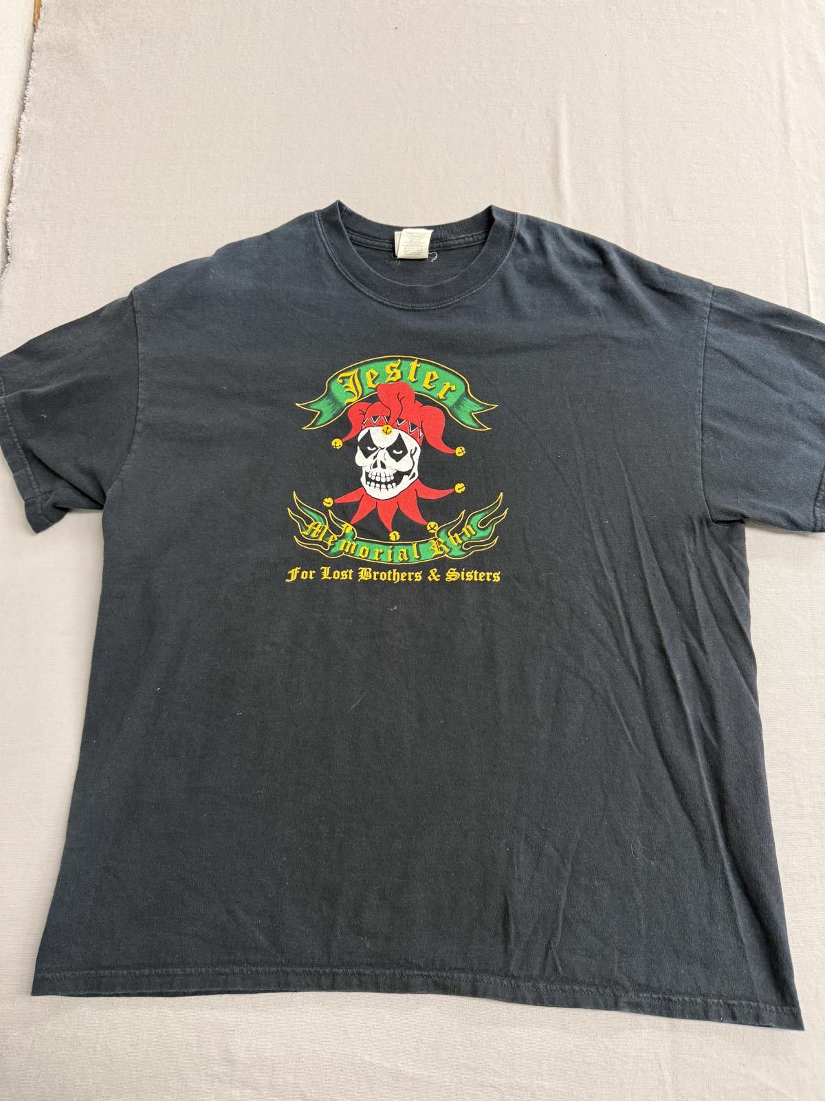 Hanes Vintage Jester Memorial Run Shirt Lost Brothers & Sisters XL Size US XL / EU 56 / 4 - 1 Thumbnail
