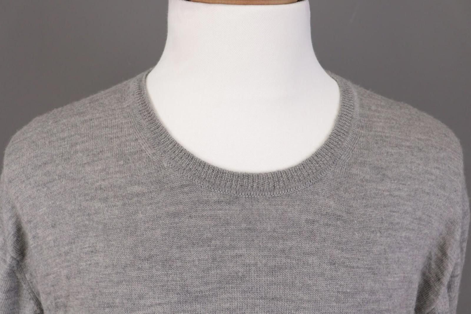 Lacoste Lacoste Gray Wool Knit Cewq Neck Long Sleeve Sweater Size 7 Size US M / EU 48-50 / 2 - 7 Thumbnail