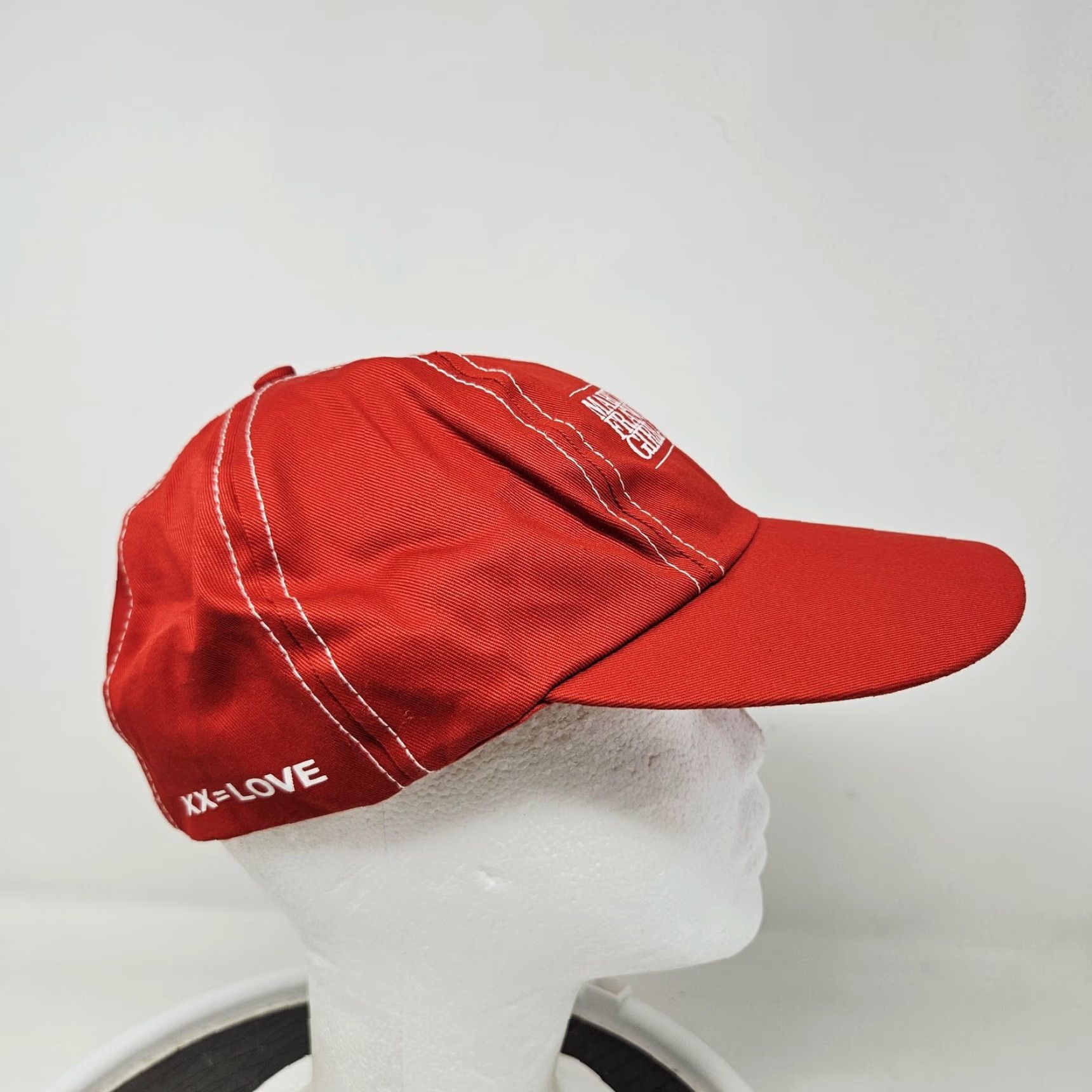 Vintage VINTAGE Marithe Francois Girbaud Hat Cap Baseball Fitted One Size Red Mens 90s Size ONE SIZE - 3 Thumbnail