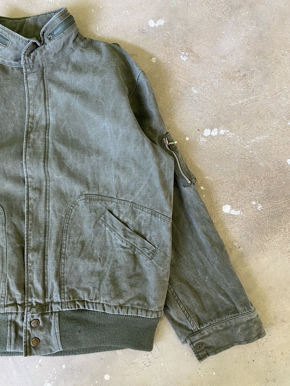 Japanese Brand Evenriver Hidden Hood Military Bomber Jacket Size US L / EU 52-54 / 3 - 3 Thumbnail