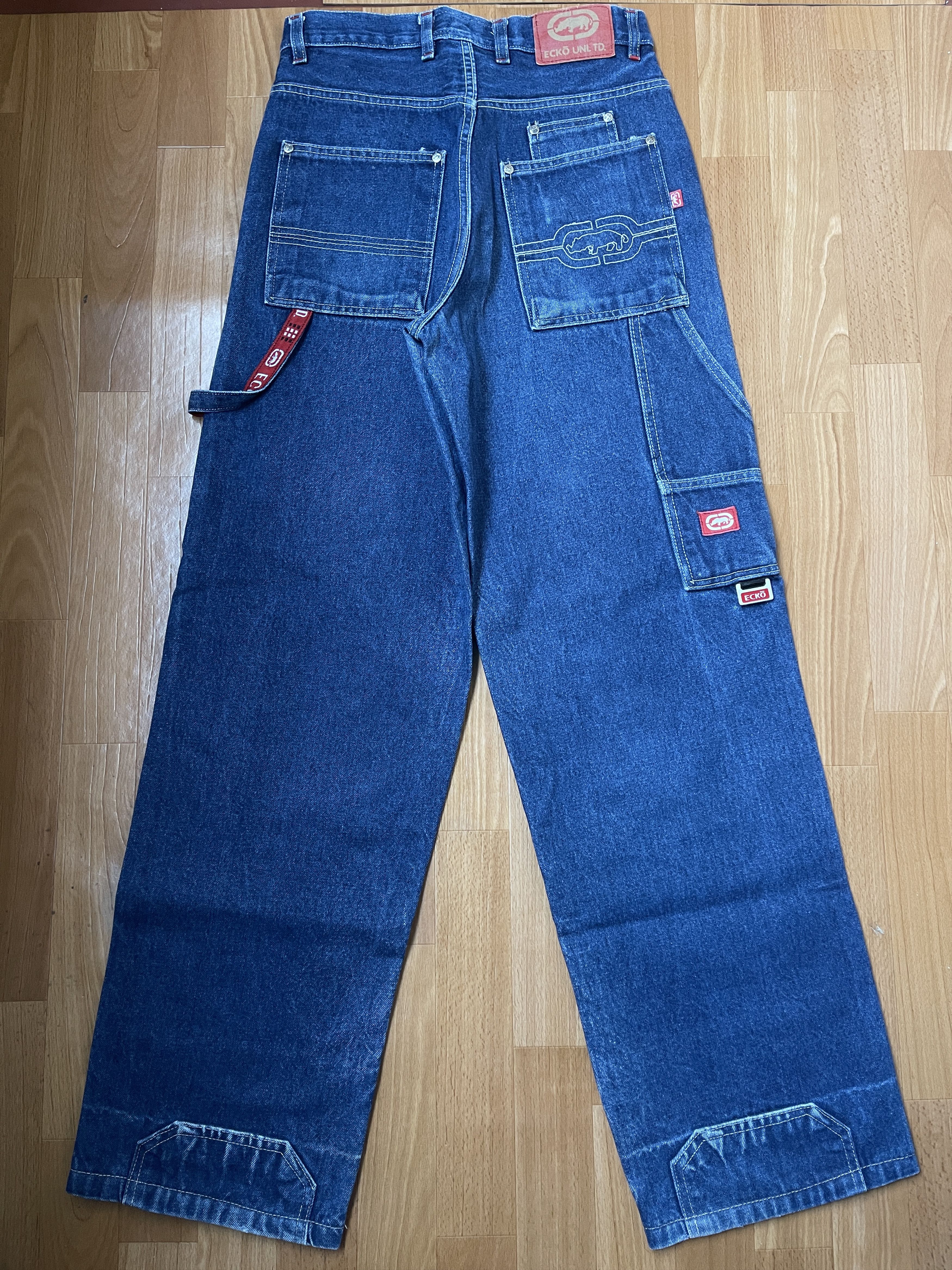 Ecko Unltd. Ecko Unltd jeans, baggy, vintage 90s hip hop skater Y2K W 30 Size US 30 / EU 46 - 2 Thumbnail