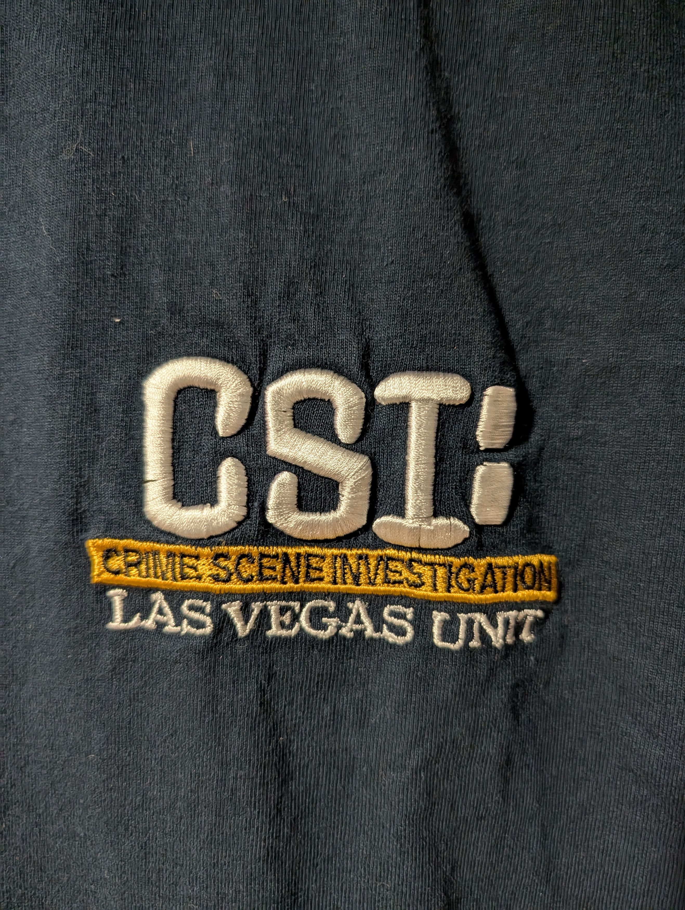 Vintage Vintage Y2K Crime Scene Investigation Las Vegas Unit T-Shirt Size US XL / EU 56 / 4 - 2 Thumbnail
