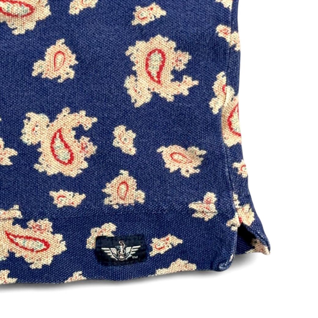 Dockers VINTAGE Dockers Polo Shirt XL Adult Blue Paisley AllOver Print 90s Mens Size US XL / EU 56 / 4 - 5 Thumbnail