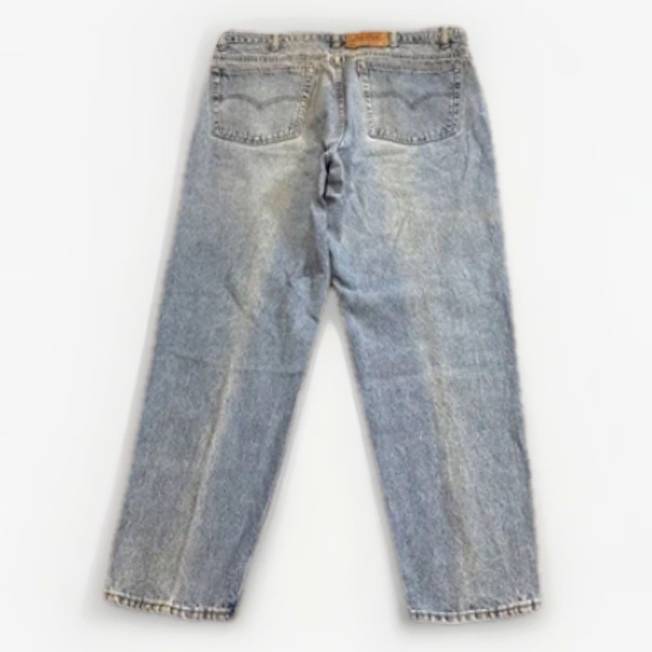 Levi's VINTAGE Levi’s 550 Tapered Jeans Men 40 Light Blue Denim 30 Inseam 90s Relaxed Fit 40x30 Jeans Size US 40 / EU 56 - 2 Thumbnail