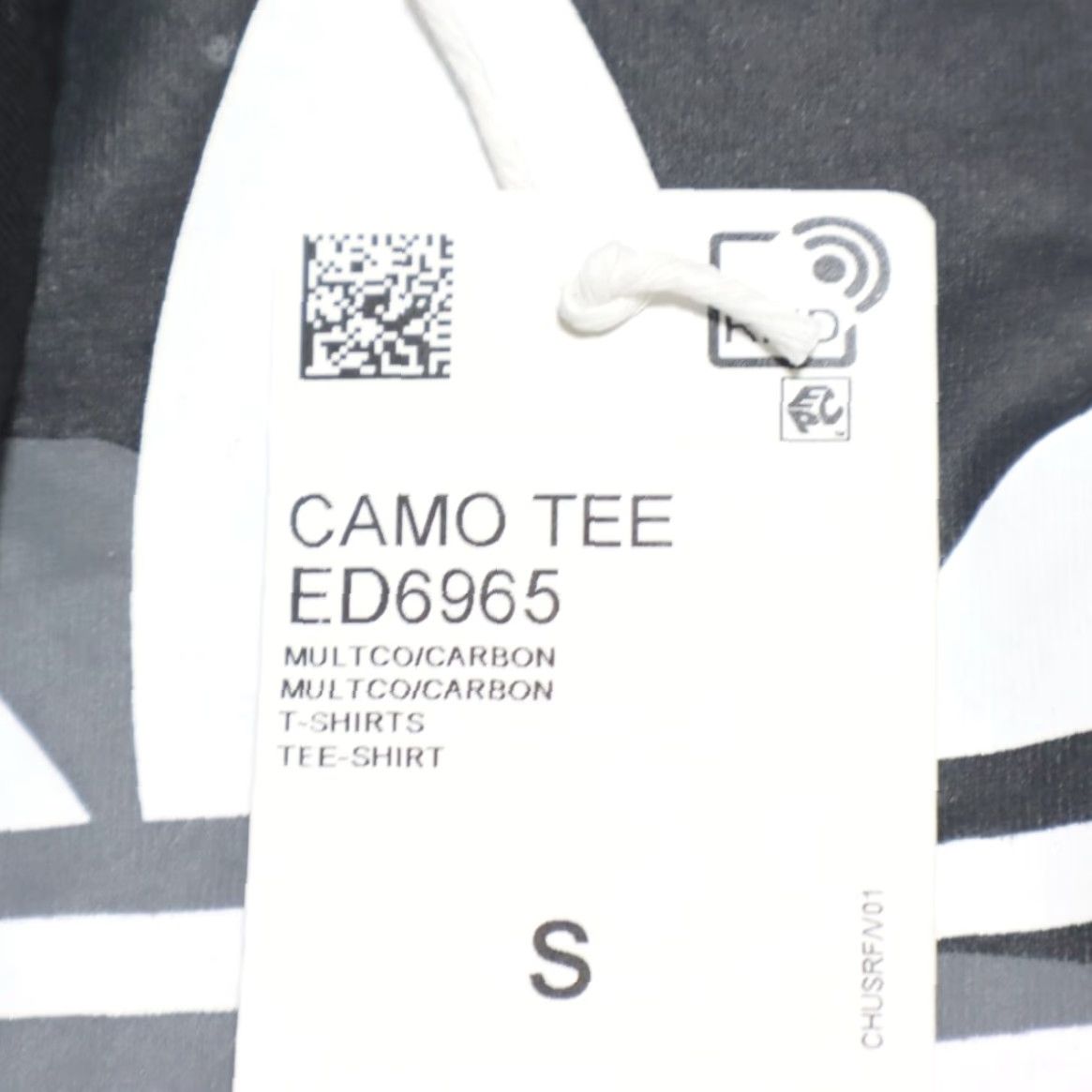 Adidas Adidas Camo Tee Solid T-Shirt Black Men's S Size US S / EU 44-46 / 1 - 5 Thumbnail