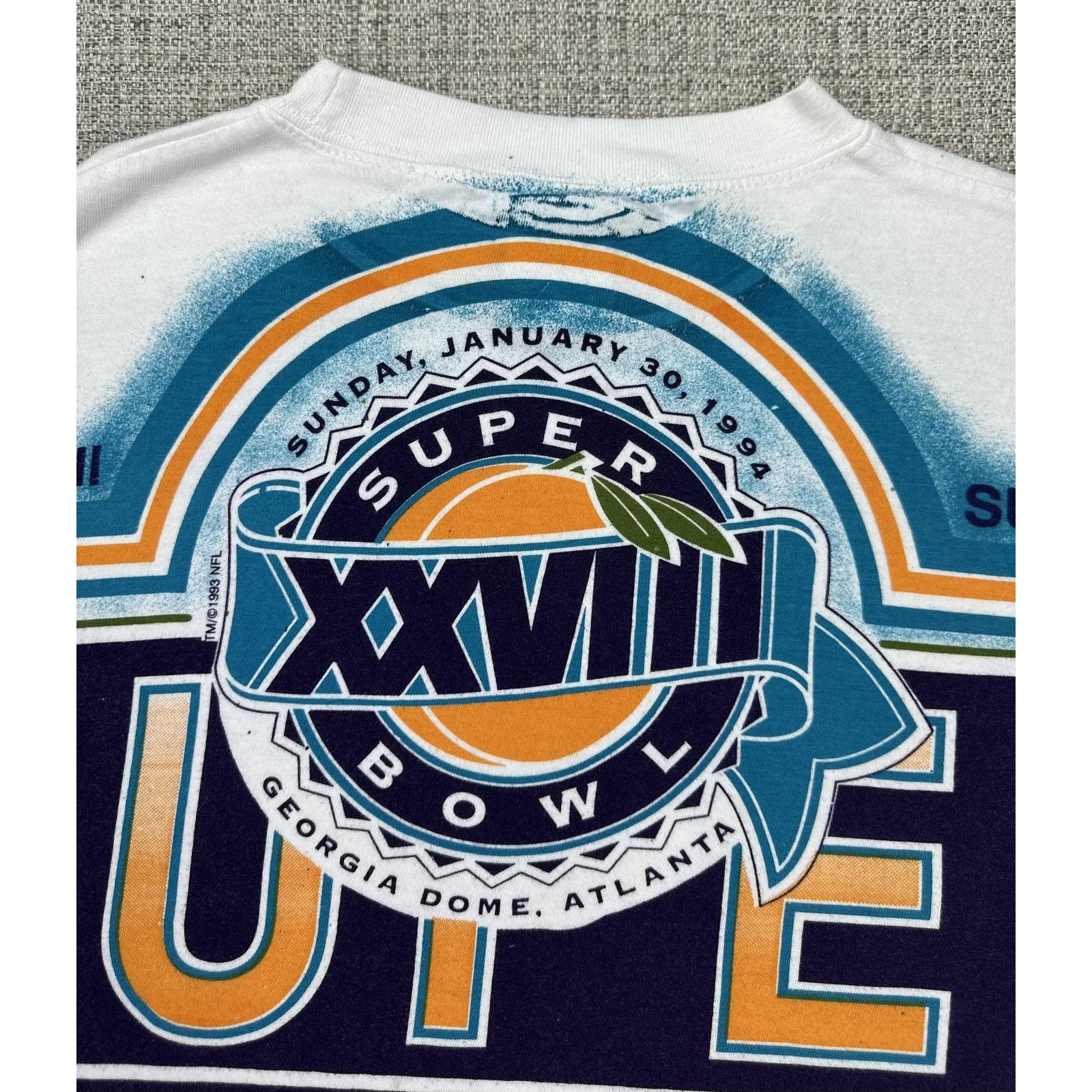 Other Super Bowl XXVIII Shirt Sz L Magic Johnson 1994 Cowboys AOP Size US L / EU 52-54 / 3 - 12 Thumbnail