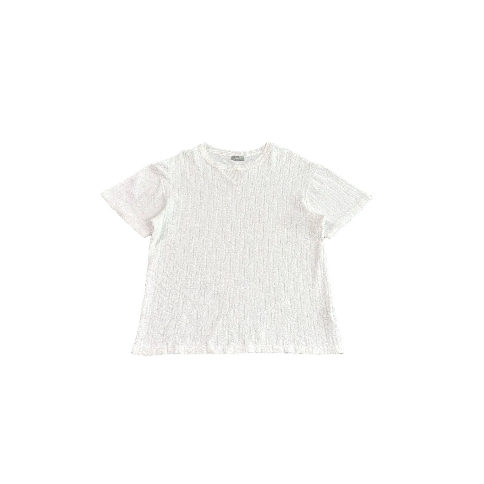 Dior Dior Oblique Terry Cotton T-Shirt XS Size US XS / EU 42 / 0 - 1 Thumbnail