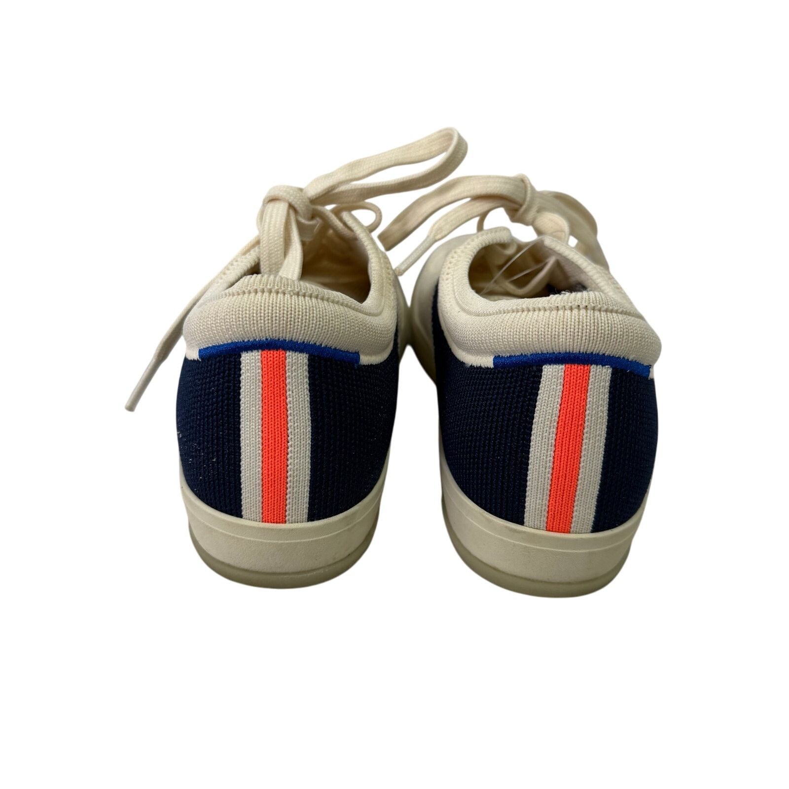 Other Rothy’s Women’s Sneakers sz 7 Lace Up Blue & Cream #25-M Size US 8 / IT 38 - 5 Thumbnail