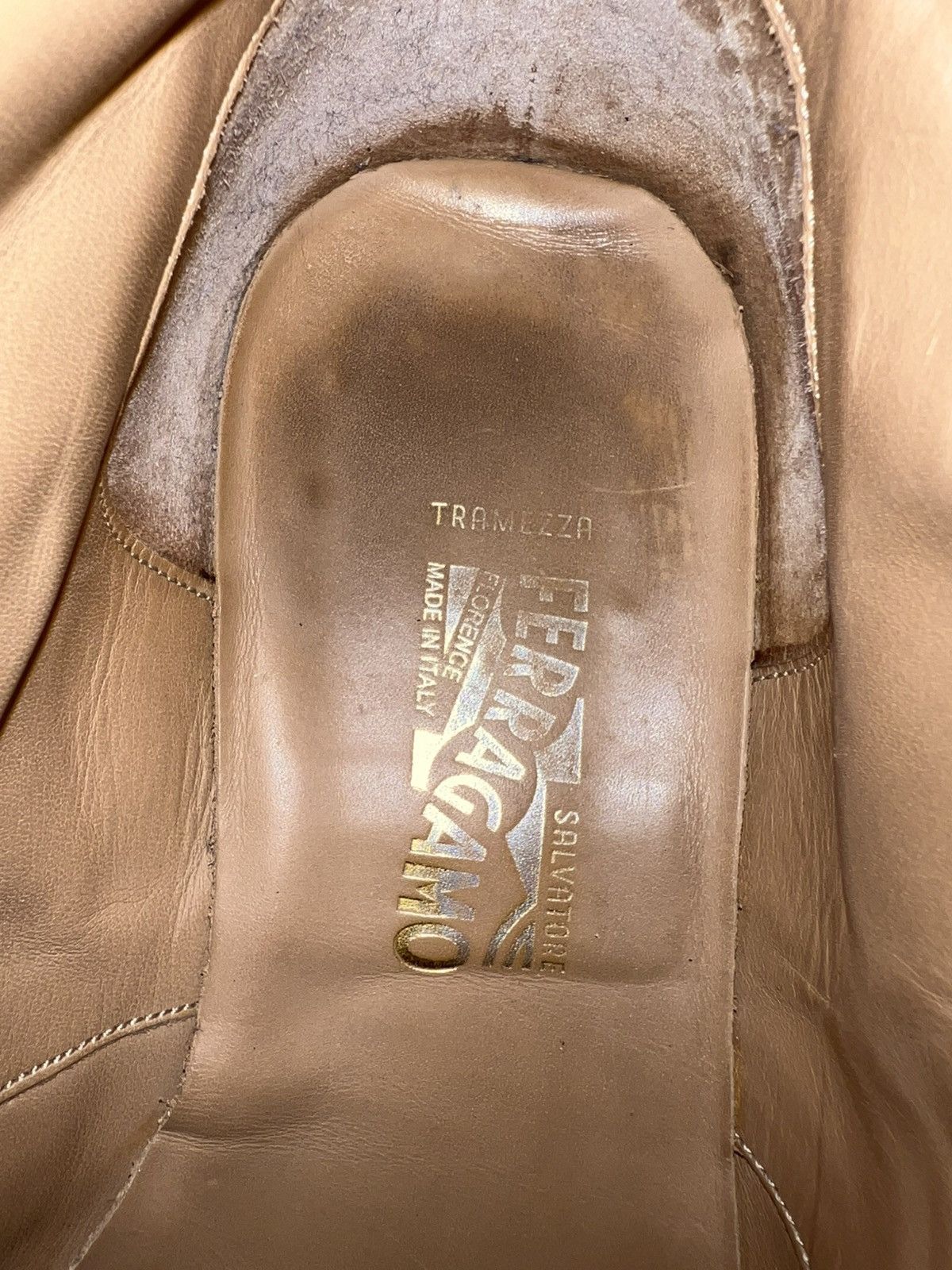 Salvatore Ferragamo Salvatore Ferragamo Lavorazione Tramezza Brown Boots Size US 8.5 / EU 41-42 - 16 Thumbnail