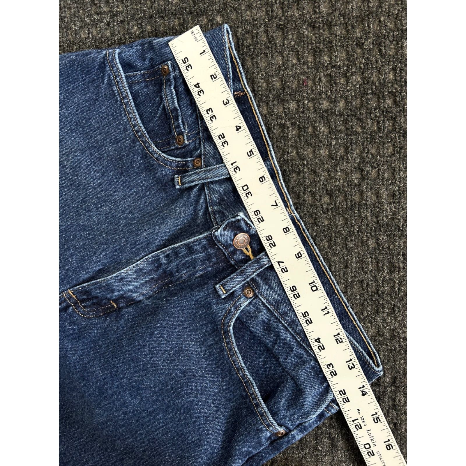 Wrangler VINTAGE Wrangler Jeans 29 x 30 Blue Denim Regular Fit 96501MR Work Cowboy Rodeo Size US 29 - 5 Thumbnail