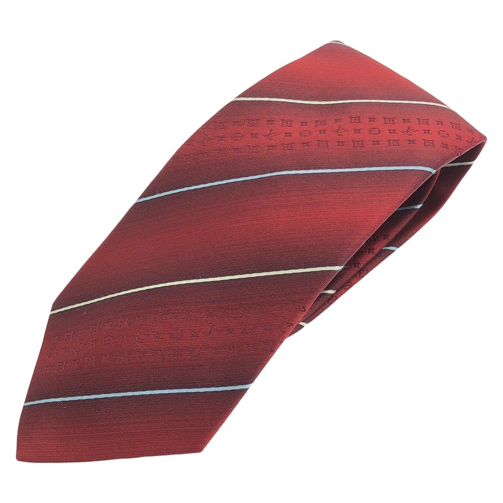 Louis Vuitton Louis Vuitton Tie Silk Red Size ONE SIZE - 1 Thumbnail