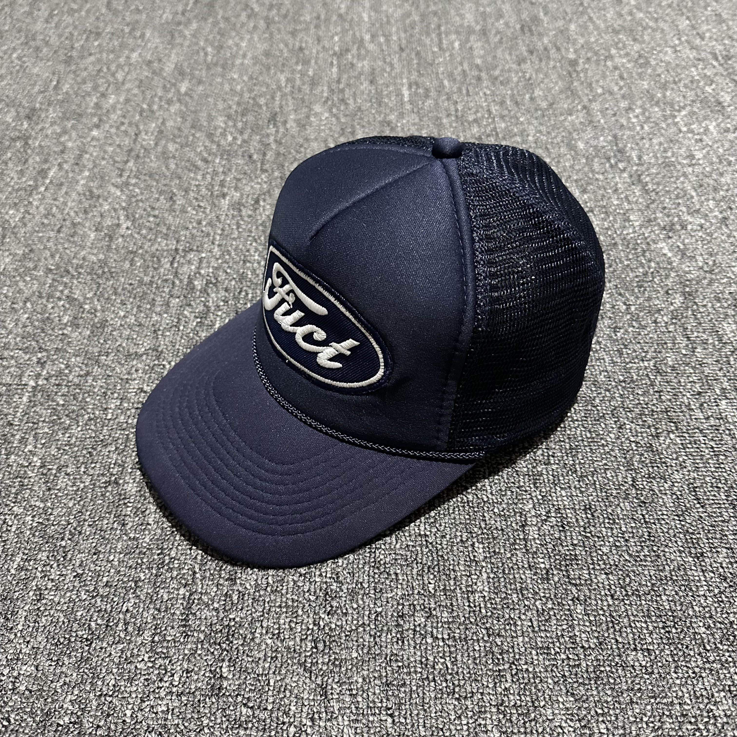 FUCT × Japanese Brand Vintage FUCT Skateboards Ford Logo Trucker Hat Size ONE SIZE - 2 Thumbnail