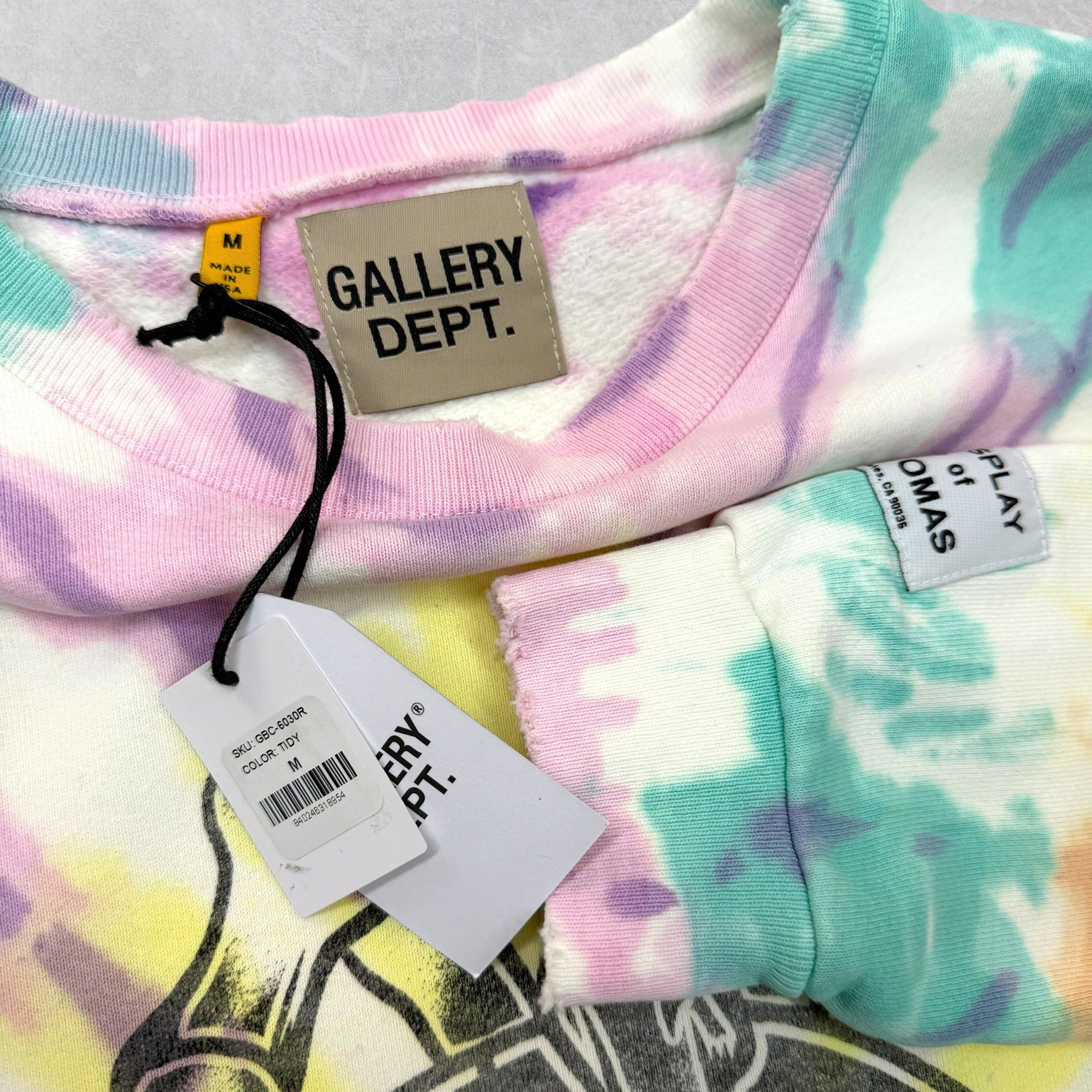 Gallery Dept. Gallery Dept. Big G-Ball Tie-Dye Crewneck M Size US M / EU 48-50 / 2 - 5 Thumbnail