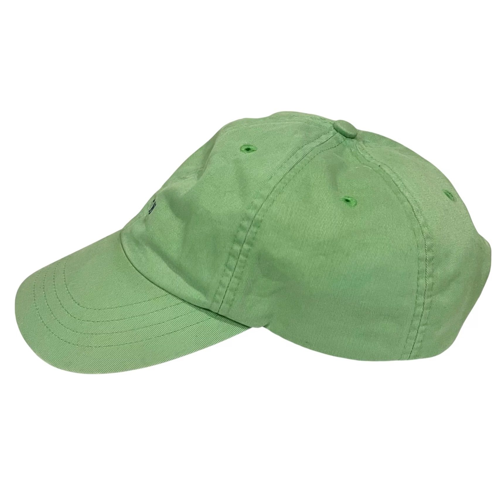 Ralph Lauren VINTAGE Ralph Lauren Ball Cap Hat Unisex Adults Adjustable Cotton Green Blue 90s 2000s Preppy Designer Rare Hat Size ONE SIZE - 3 Thumbnail