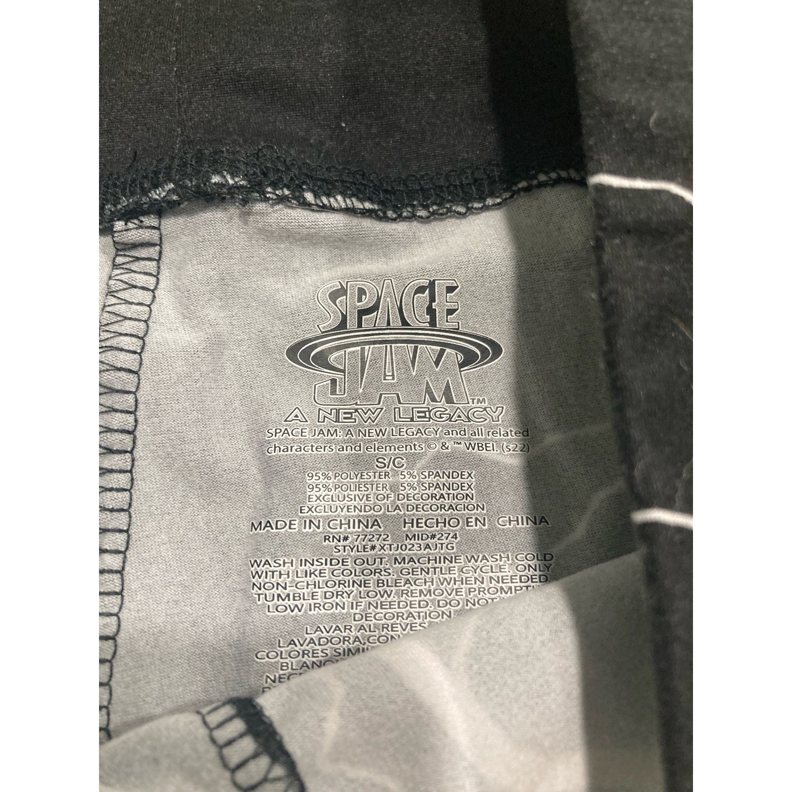 Other Space Jam Compression Shorts Looney Tunes Tune Squad Bugs Size 26" / US 2 / IT 38 - 7 Thumbnail