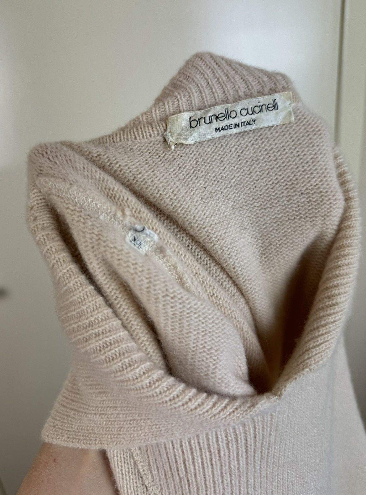 Brunello Cucinelli Brunello Cucinelli vintage wool angora Y2K sweater polo XL Size XL / US 12-14 / IT 48-50 - 21 Thumbnail