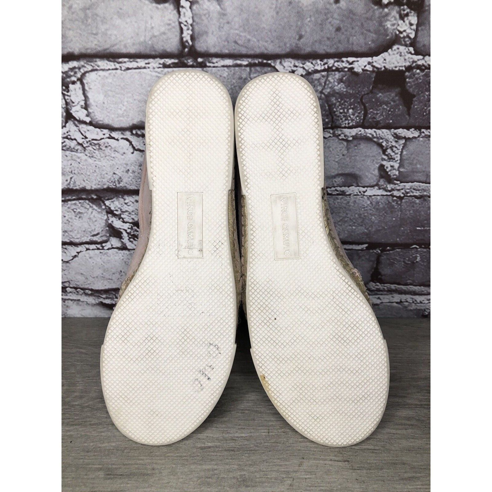 Vince Camuto VINCE CAMUTO Tambie Blush Pink Suede Leather Espadrille Loaf Size US 8 / IT 38 - 15 Thumbnail