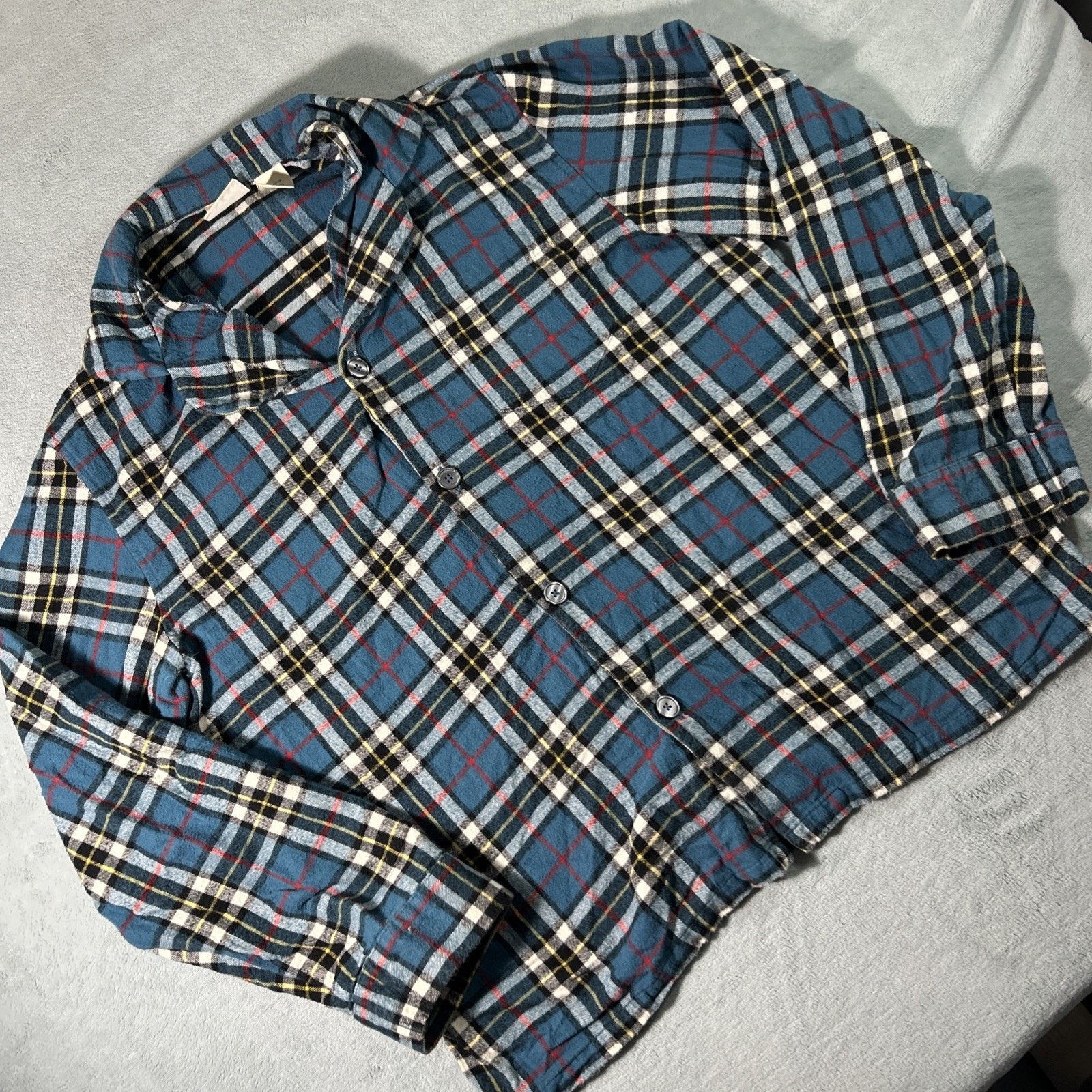 L.L. Bean LL Bean Archive Soft Flannel 1958 Medium Form Camp Collar Size M / US 6-8 / IT 42-44 - 14 Thumbnail