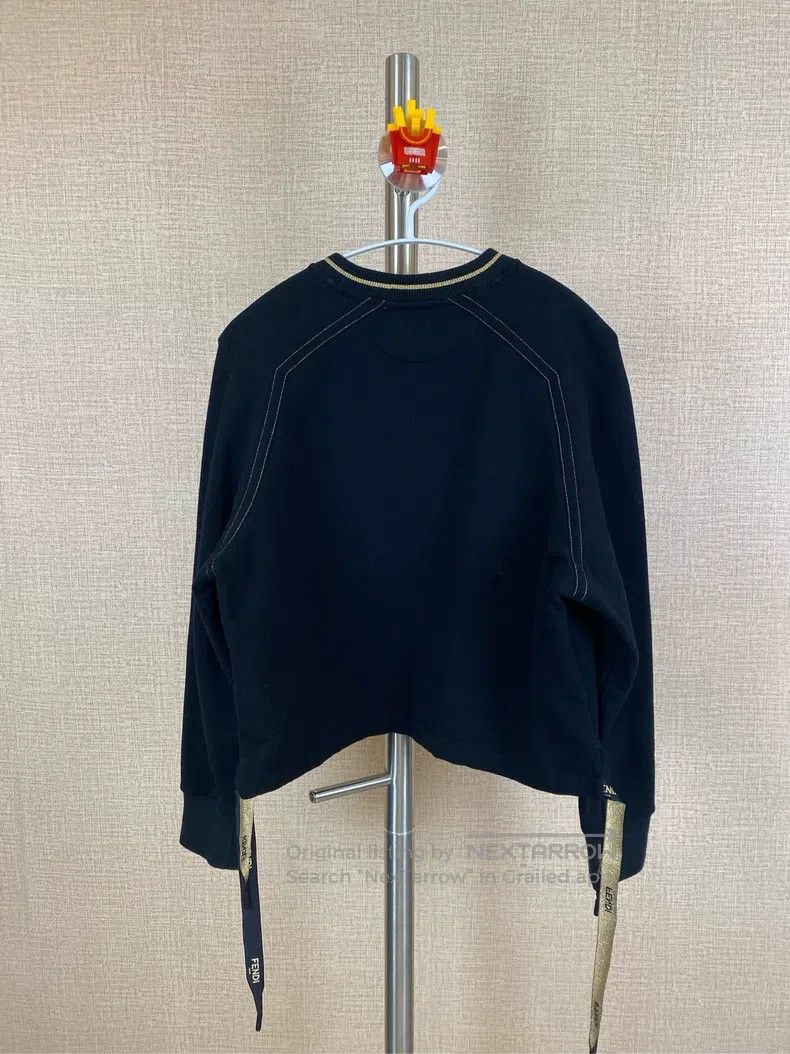 Fendi Fendi Black gold short hoodie Size XS / US 0-2 / IT 36-38 - 2 Thumbnail