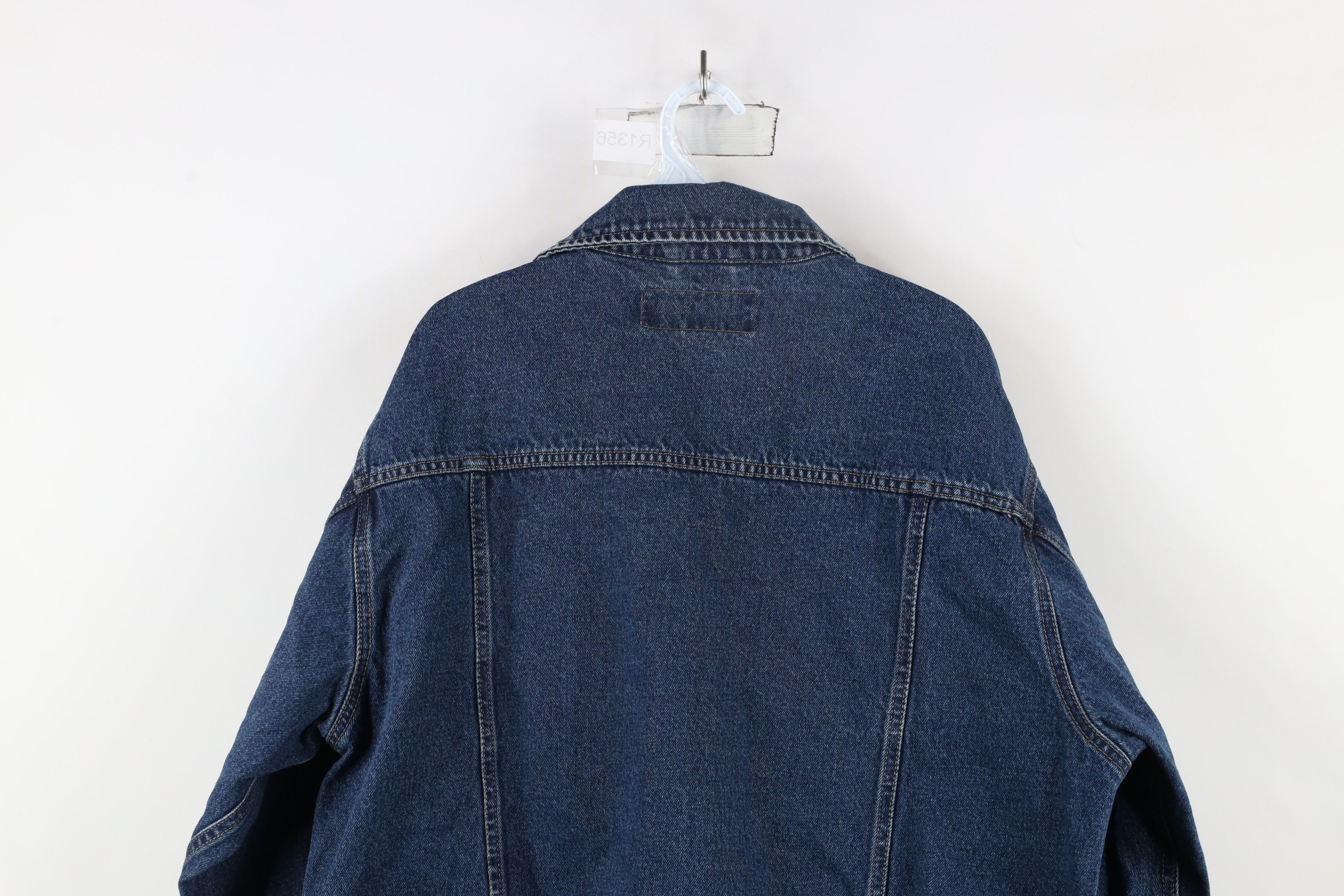 Vintage × Wrangler Vintage 90s Wrangler Denim Jean Trucker Jacket Blue Cotton Size US XL / EU 56 / 4 - 11 Thumbnail