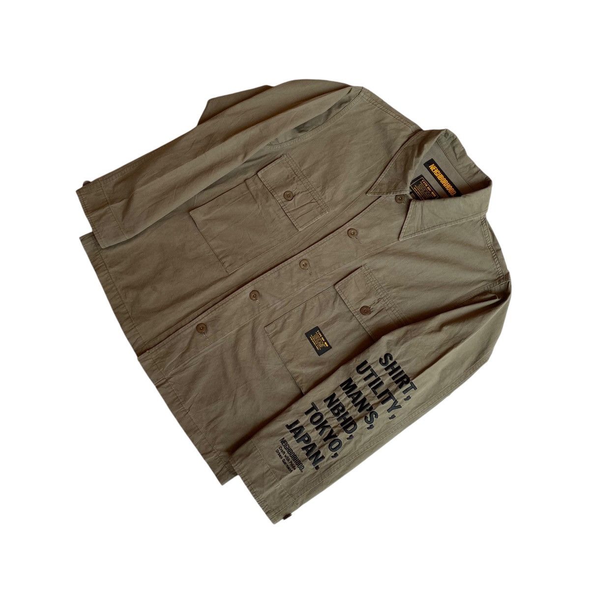 Japanese Brand × Neighborhood Neighborhood P44 Utility Shirt Jacket Size US S / EU 44-46 / 1 - 6 Thumbnail