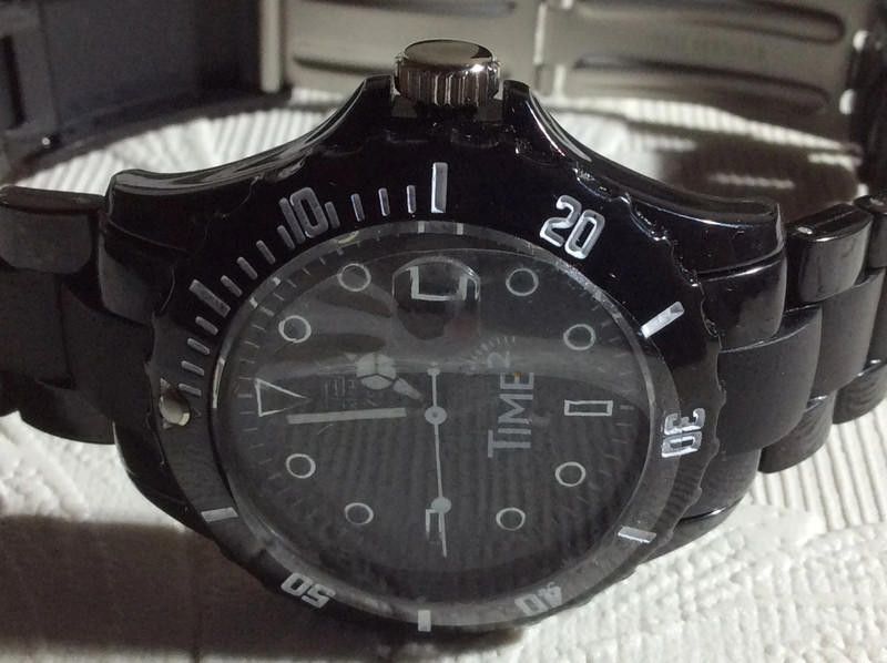 Designer LTd black dial plastic strap watch Size ONE SIZE - 6 Thumbnail
