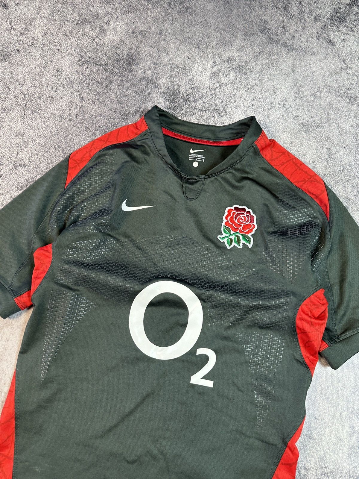Nike × Vintage vintage Nike England O2 Rugby Streetwear rare Jersey VTg M Size US M / EU 48-50 / 2 - 2 Thumbnail