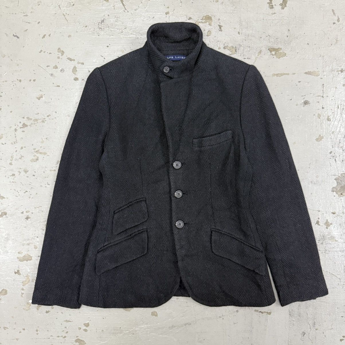 Ralph Lauren Vintage Ralph Lauren Wool Blend Two Way Blazer Jacket Size US S / EU 44-46 / 1 - 1 Thumbnail