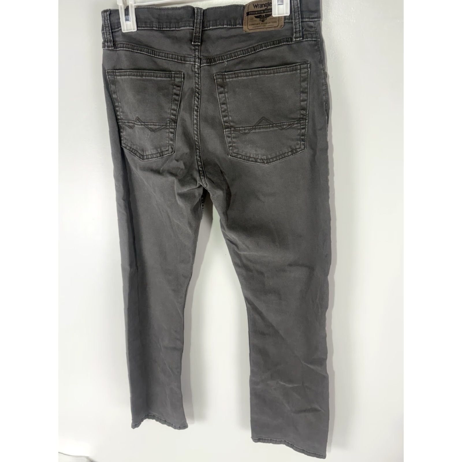 Wrangler Wrangler Straight Fit Jeans Gray 30X30 Regular Mens Denim Size US 30 / EU 46 - 4 Thumbnail