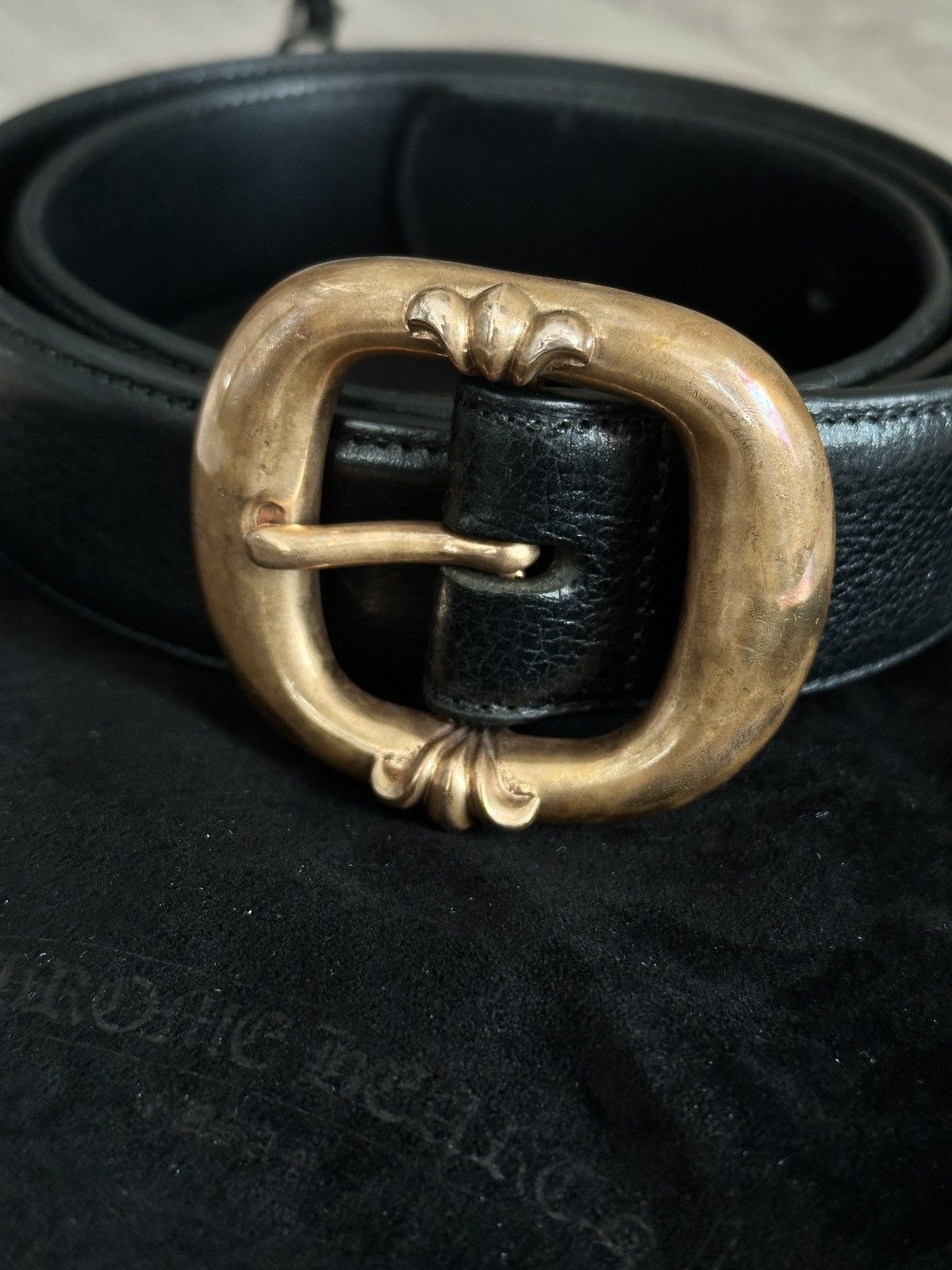 Chrome Hearts RARE CHROME HEARTS BRONZE GUNSLIGNER size 34 like new Size 34 - 1 Thumbnail
