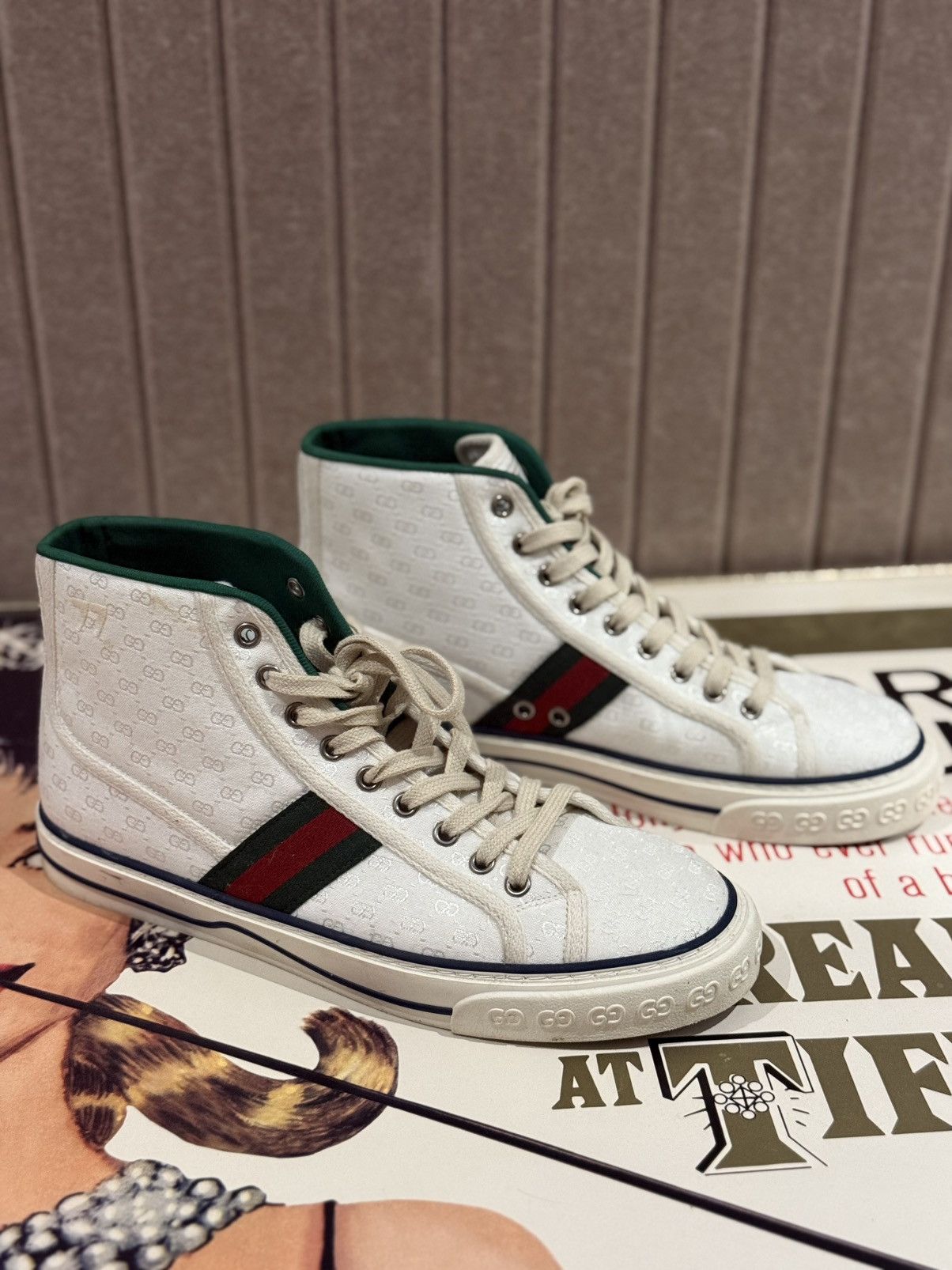 Gucci Gucci Hi Tops Size US 9 / EU 42 - 2 Thumbnail