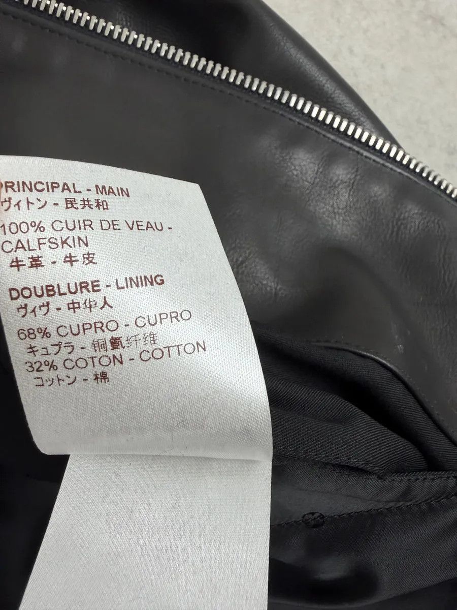Louis Vuitton Louis Vuitton Black Premium Biker Leather Jacket Size US L / EU 52-54 / 3 - 14 Thumbnail