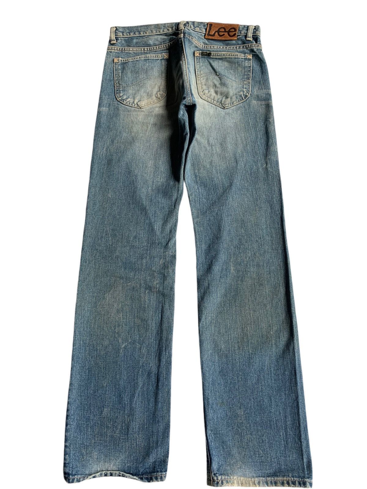Jean × Lee Vintage Lee Riders Selvedge Distressed Denim Size US 30 / EU 46 - 3 Thumbnail
