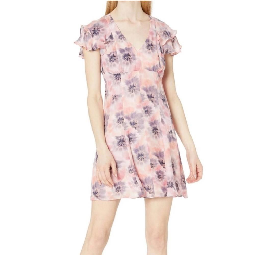 Packer Shoes Parker l Silk Shift Women's Dress Feathered Floral Small Size S / US 4 / IT 40 - 10 Thumbnail
