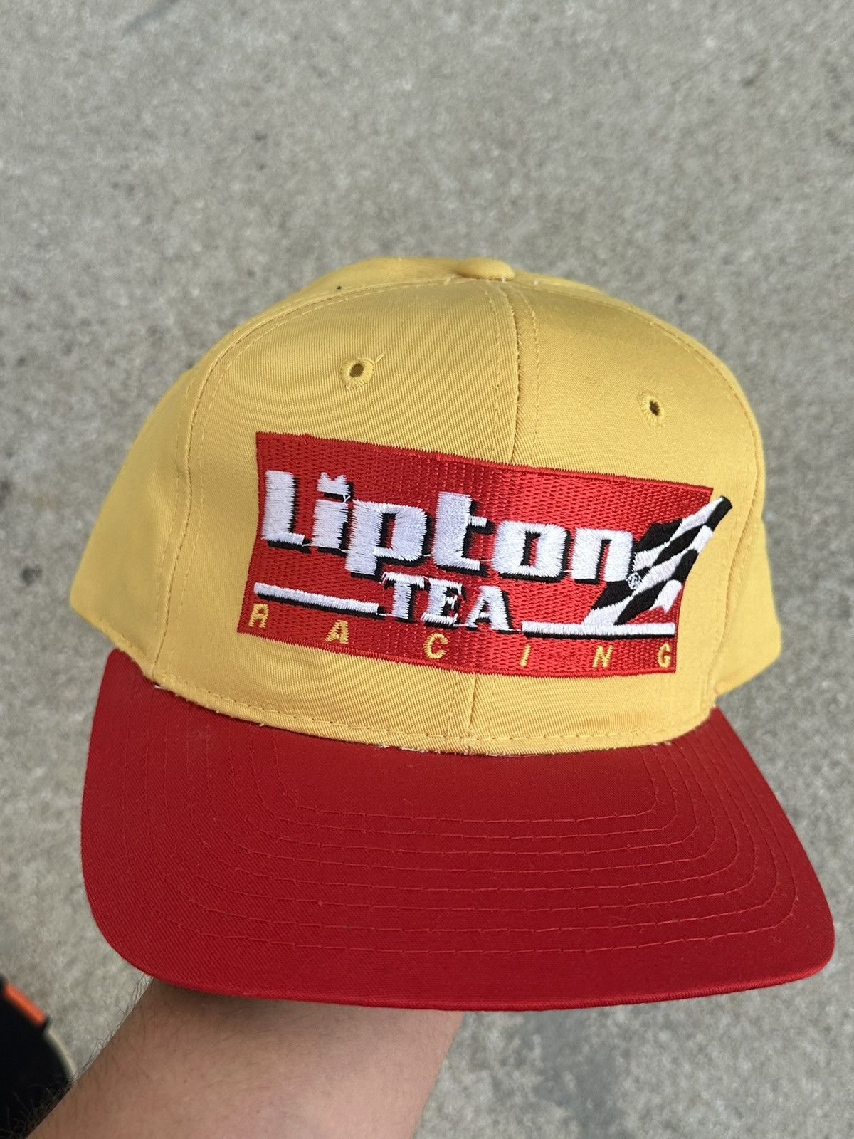 Vintage Vintage Lipton Tea Racing Hat Size ONE SIZE - 2 Thumbnail