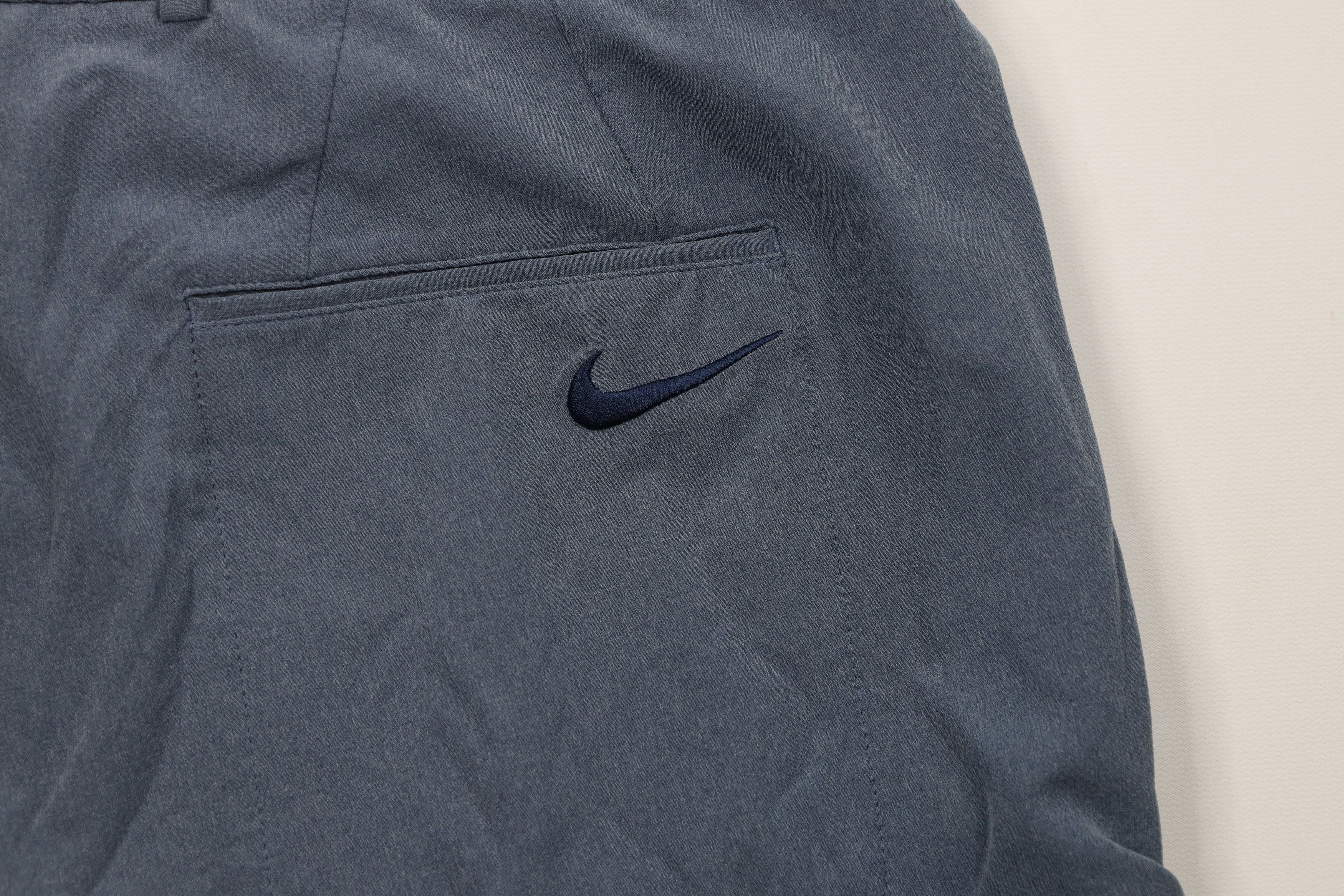 Nike Nike Golf Chambray Stretch Golfing Chino Shorts Blue Size US 38 / EU 54 - 9 Thumbnail