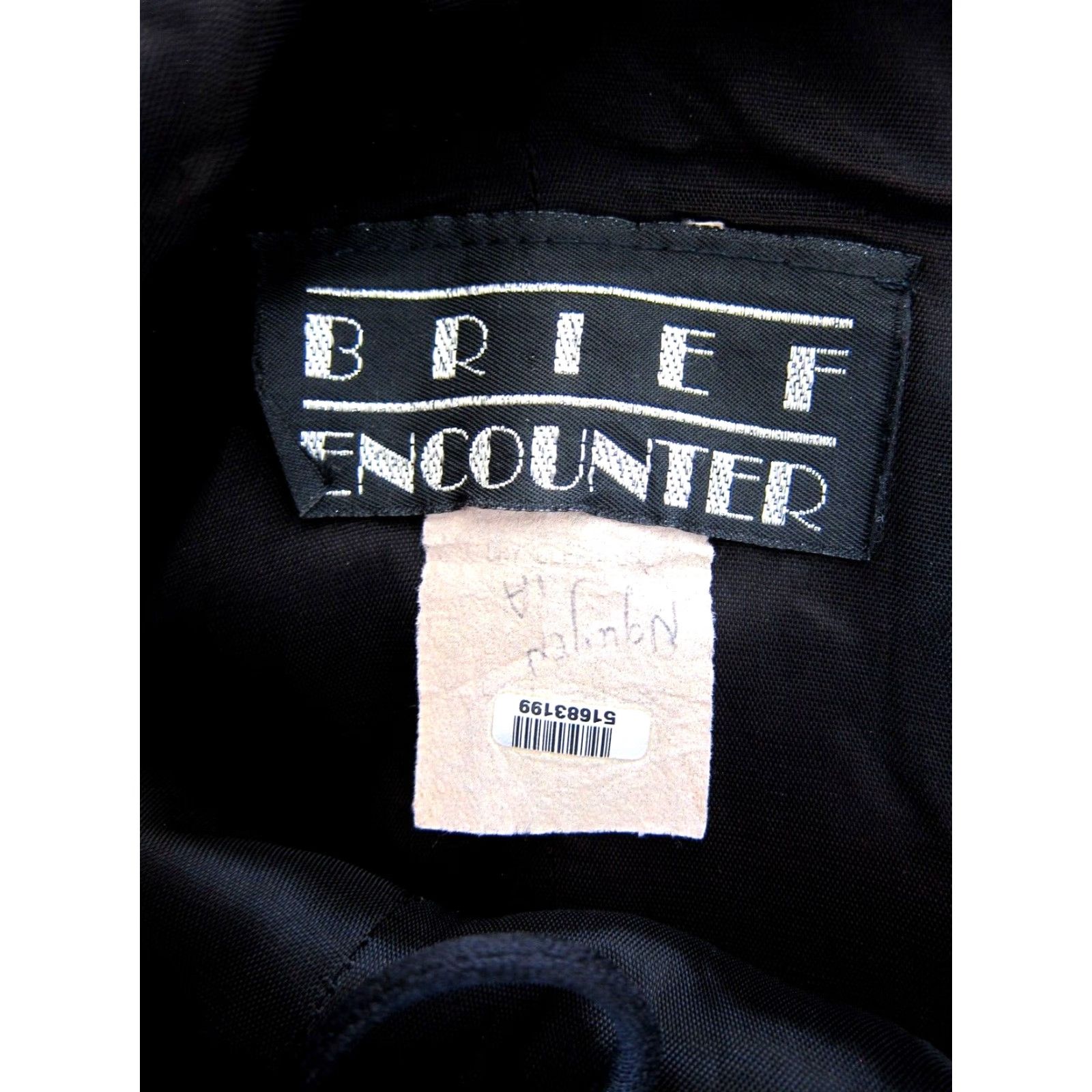 Vintage VINTAGE Brief Encounter Black Gold Spaghetti Strap Slip Party Cocktail Dress S Size S / US 4 / IT 40 - 3 Thumbnail
