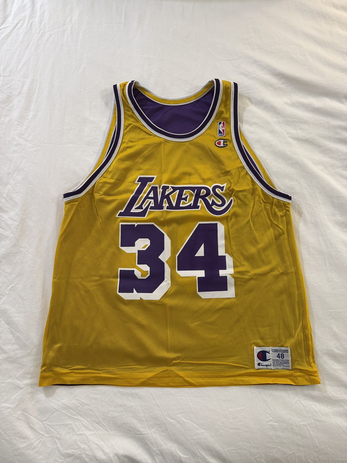 Champion Reversible Champion Shaquille Oneal Lakers Jersey Size US XL / EU 56 / 4 - 3 Thumbnail