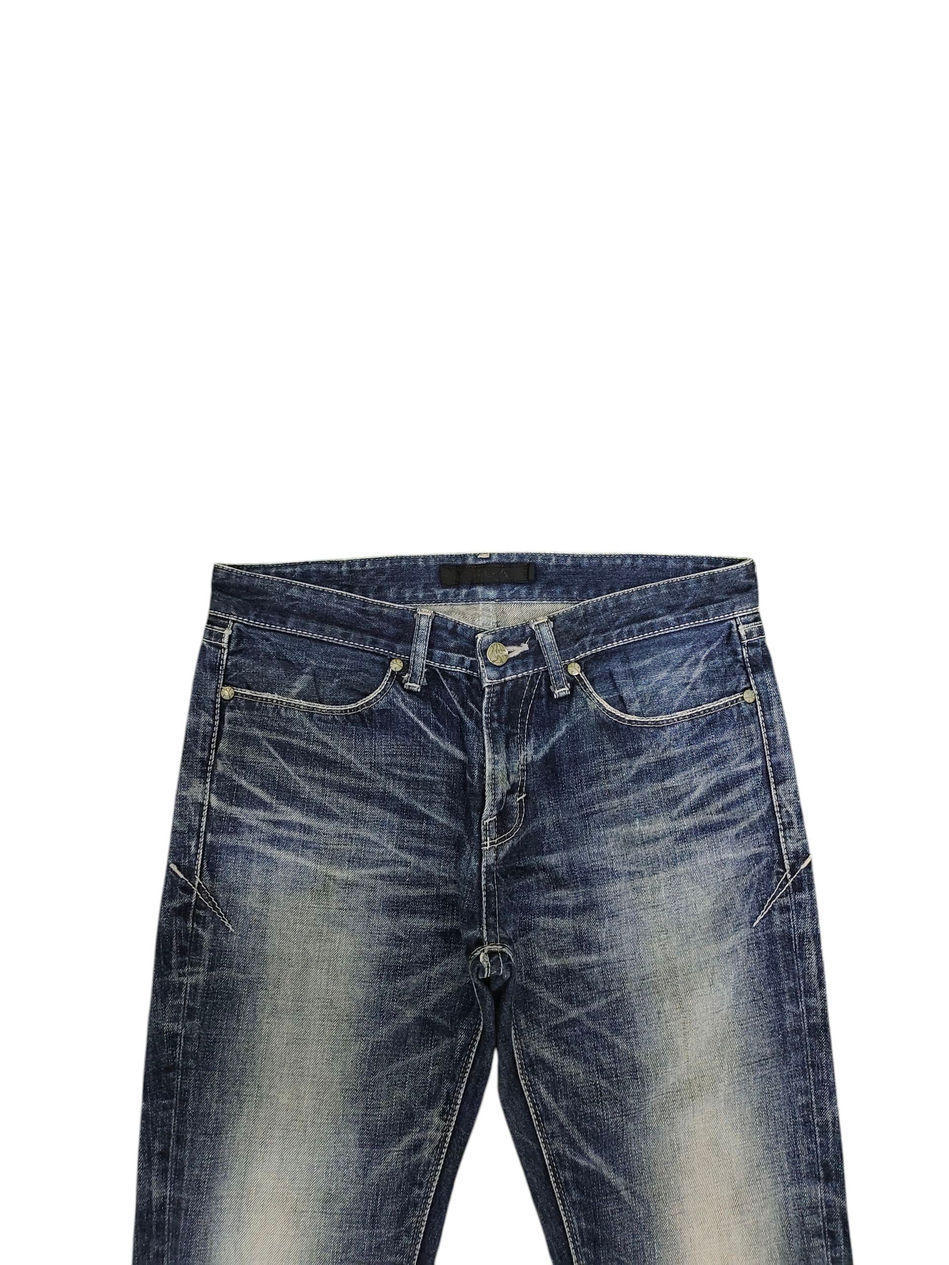 GOSTAR DE FUGA Vintage Fuga Japan Clawmark Distress Faded Denim Jeans Size US 30 / EU 46 - 2 Thumbnail