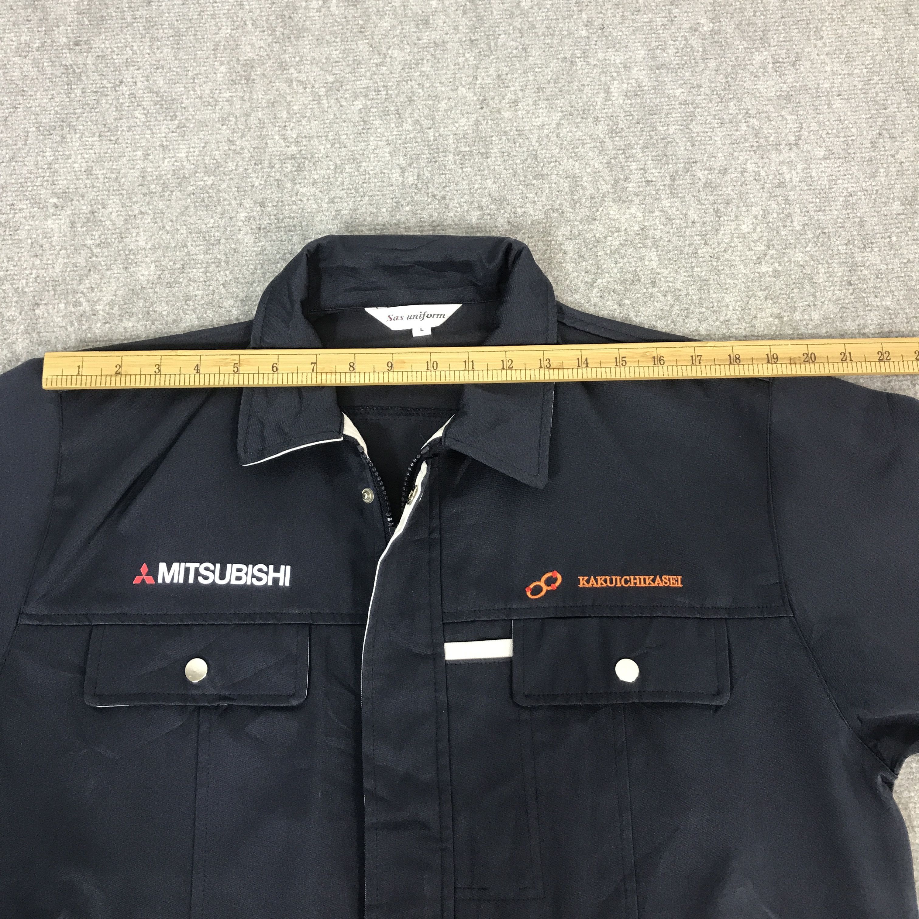 Japanese Brand VINTAGE MITSUBISHI RACING TEAM UNIFORM JACKET Size US L / EU 52-54 / 3 - 6 Thumbnail