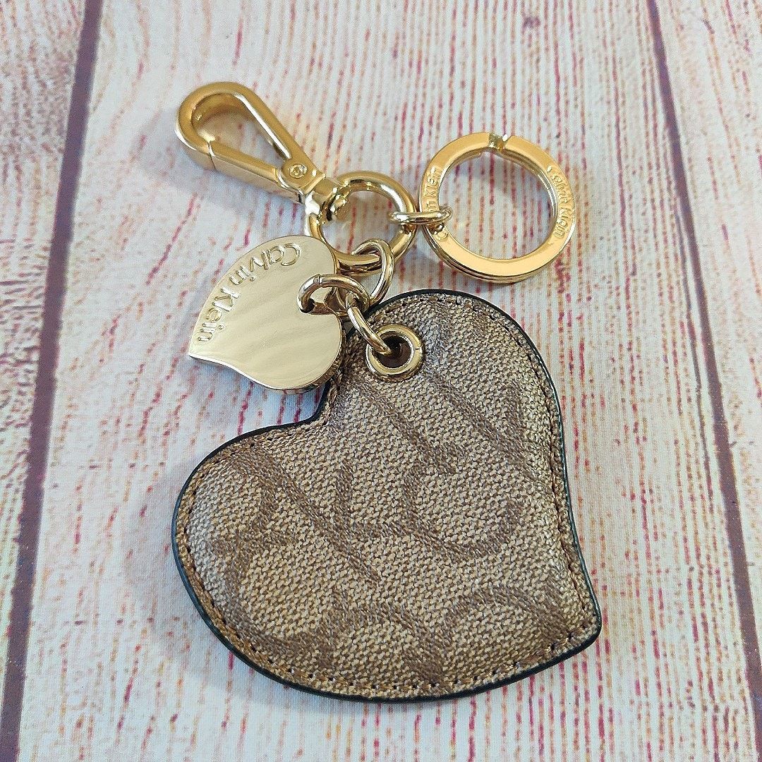 Calvin Klein Calvin Klein signature logo hearts key ring Size ONE SIZE - 1 Thumbnail