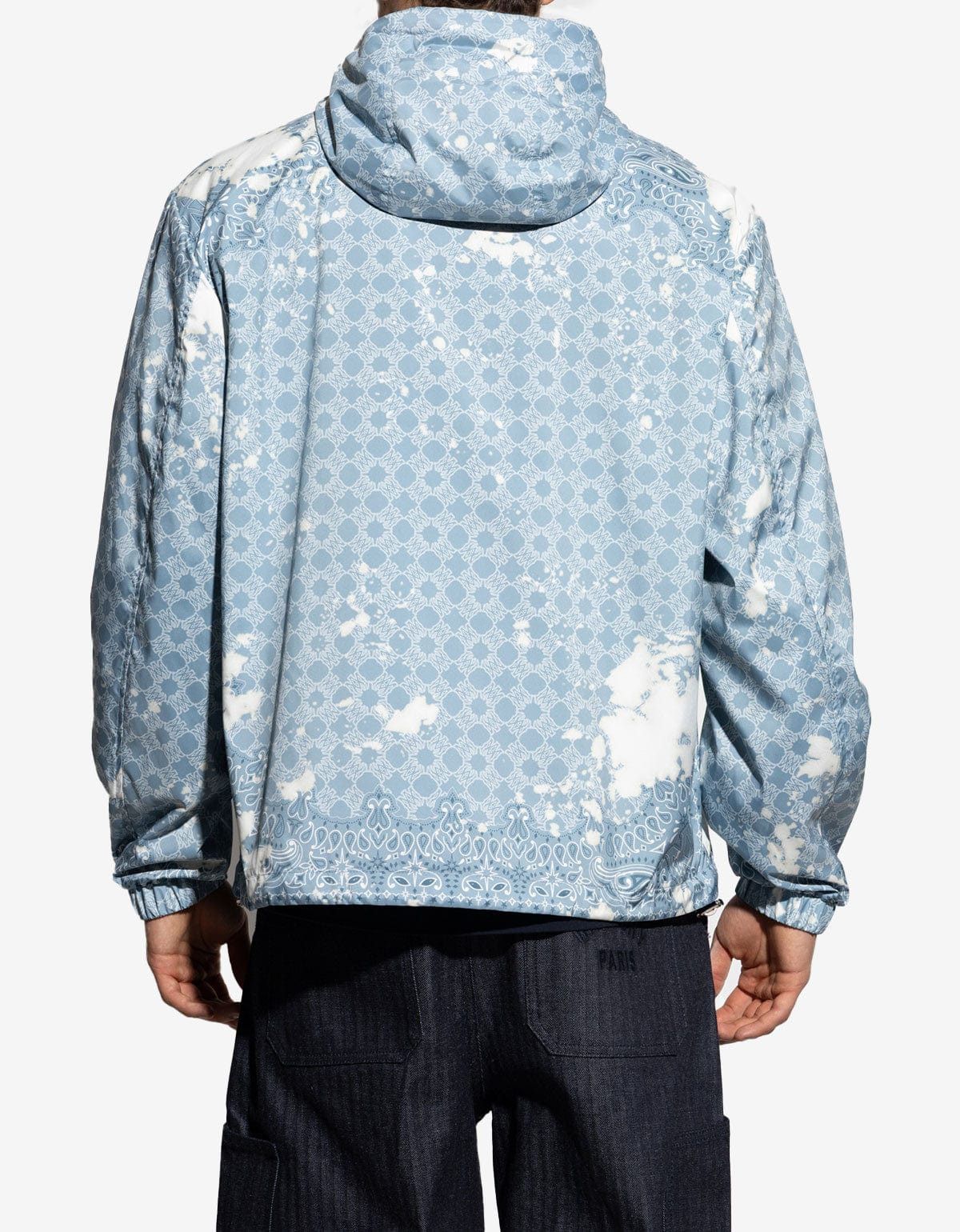 Amiri Amiri Ashley Blue Bleach Bandana Windbreaker Jacket Size US S / EU 44-46 / 1 - 3 Thumbnail
