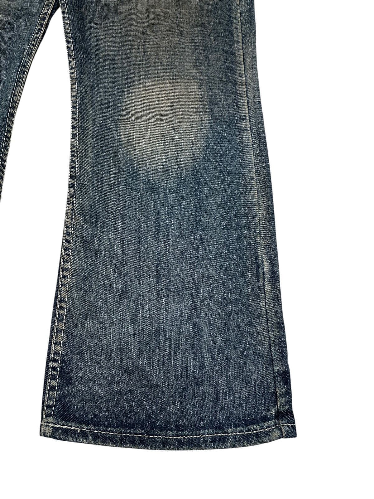 Flypaper Jeans Rare Design Vintage Brand Fly Paper Flared Jeans 2000s Size US 38 / EU 54 - 6 Thumbnail