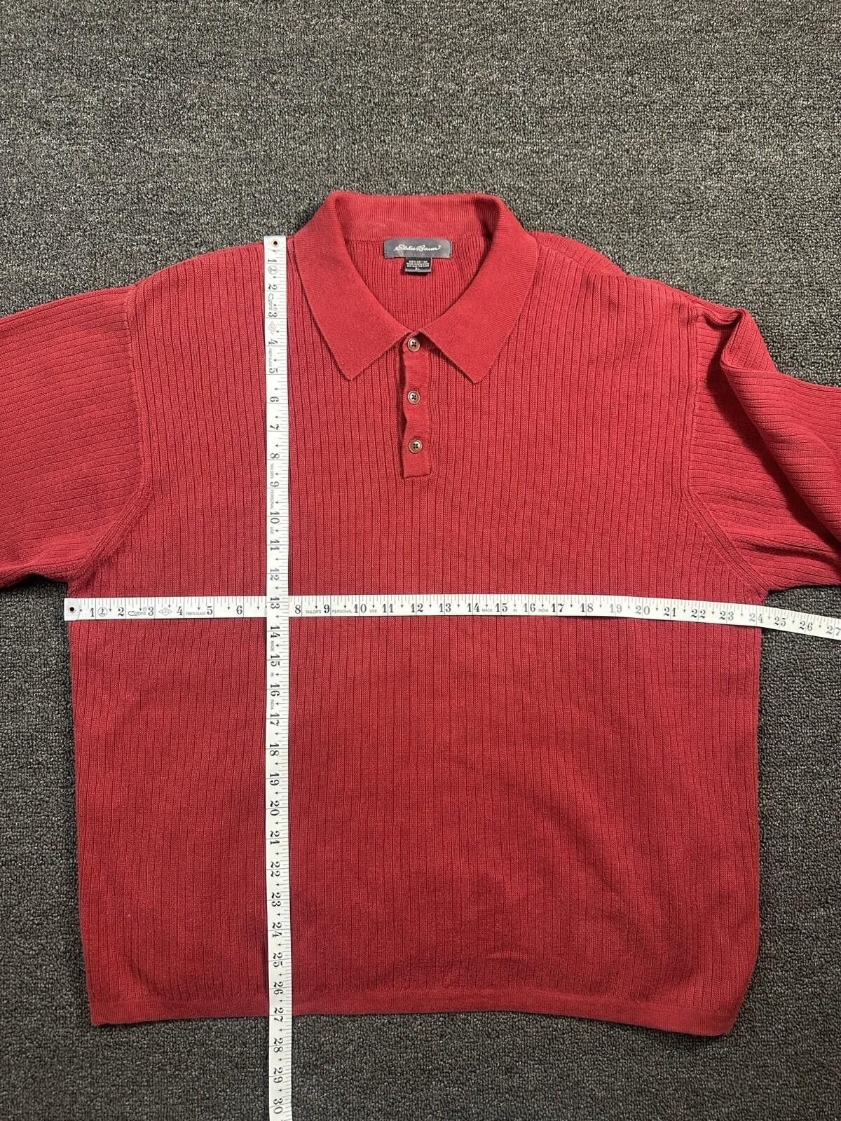 Eddie Bauer VTG Eddie Bauer Men's Red 100% Cotton Long Sleeve Size XL Size US XL / EU 56 / 4 - 4 Thumbnail